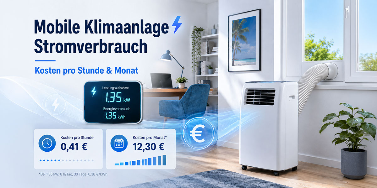 Mobile Klimaanlage Stromverbrauch
