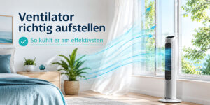 Ventilator richtig aufstellen